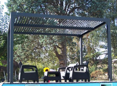 pergola aluminium et bioclimatique