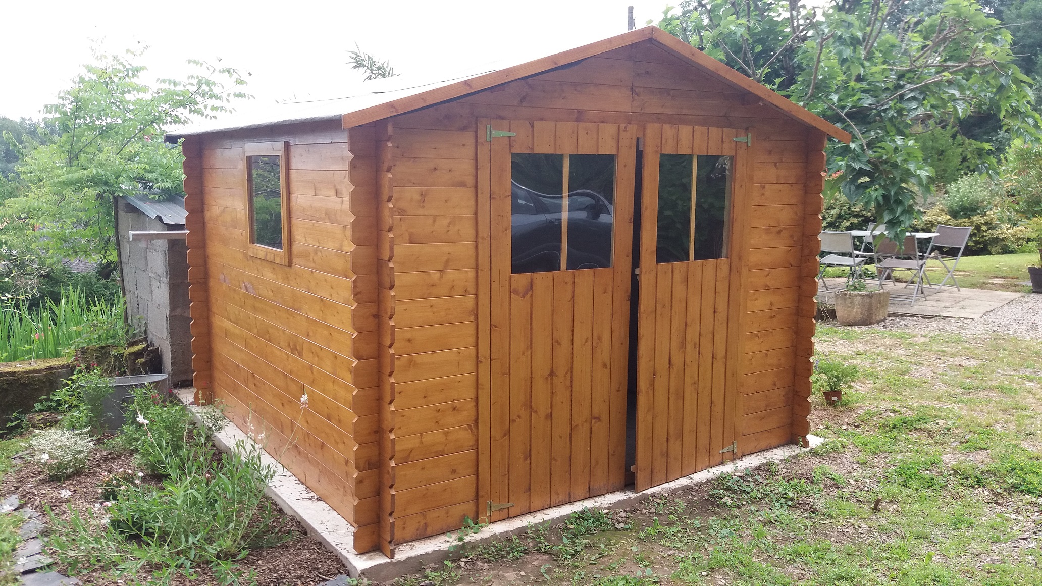 Un cabanon en bois pour le jardin