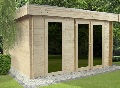 Bien aménager un abri de jardin en bois - Samse