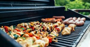 toit terrasse et barbecue