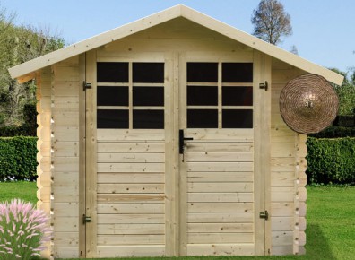 Charmant, pratique et lumineux, voici un modèle France Abris de cabane de jardin en bois