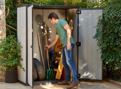 Rangement pour outils de jardin à faire soi-même