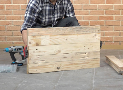 Coffres de rangement en bois