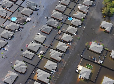 UNE Inondations abri de jardin