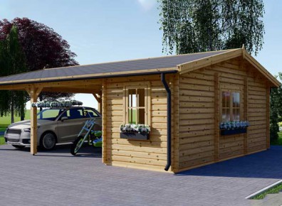 Carport avec atelier : garer la voiture à l'abri en profitant d'un espace  de stockage !