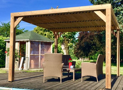 Epurée, design, vive la pergola en bois ! 