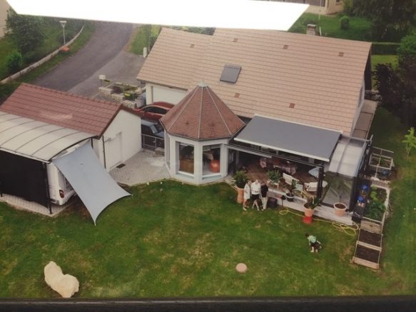 carport camping-car métal