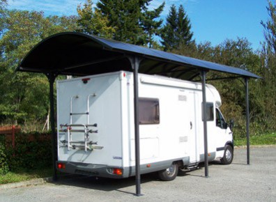 abri grande hauteur pour camping-car