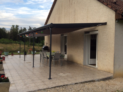 Toit terrasse aluminium à adosser à sa maison