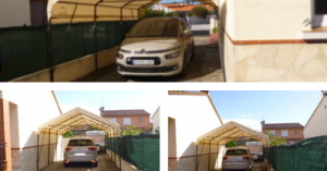 carport métal et toile