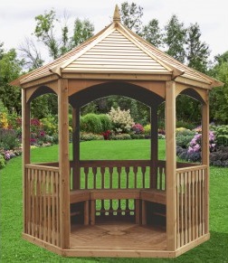 La gloriette bois, un pavillon pour le jardin