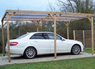 Carport bois : 2 qualités, 2 abris voiture