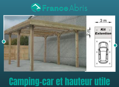 abri camping-car grande hauteur utile