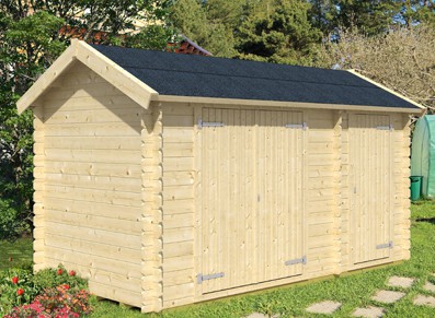 cabanon bois avec plancher inclus