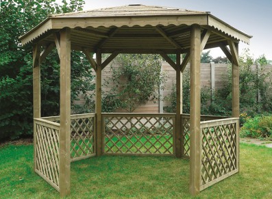 Kiosque en bois pour le jardin