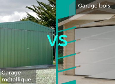 LE MATCH : abri garage métal… ou bois ?