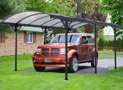 Carport en aluminium en ville