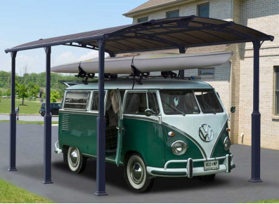 carport camping-car métallique