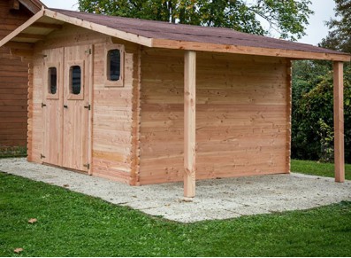 chalet bois pour un atelier de bricolage