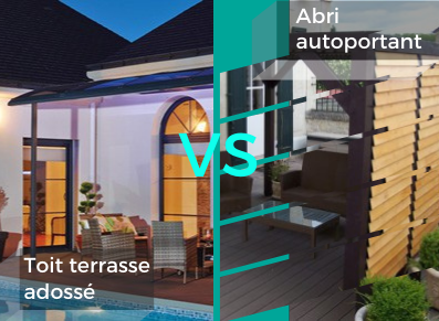 toit terrasse ou abri autoportant ?