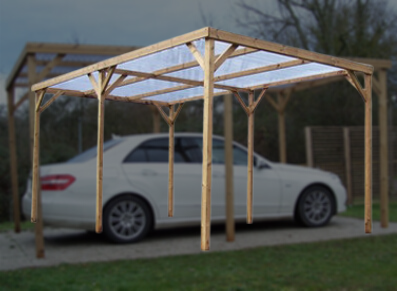 Réalisation : un carport pas cher pour soulager le garage