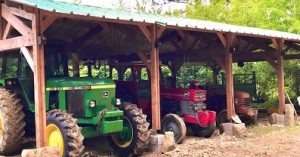 hangar en bois agricole