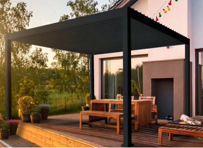 Une pergola bioclimatique récompensée par un prestigieux prix de design ?