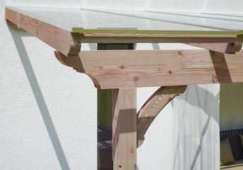 abri terrasse en bois Douglas