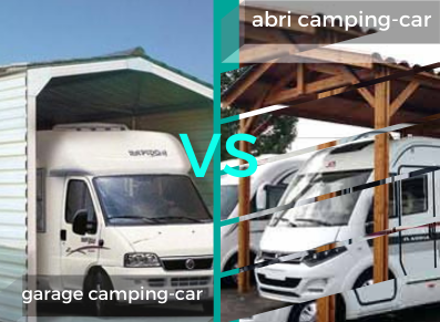 LE MATCH : abri camping-car VS garage camping-car