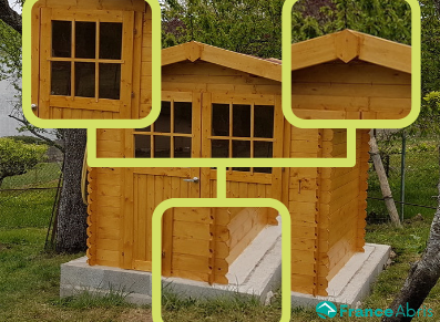 abri de jardin de moins de 5 m² en bois