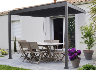 un bon emplacement pour cette pergola bioclimatique alu