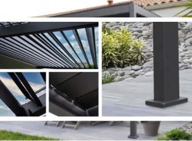 pergola bioclimatique en alu