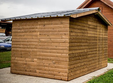 cabane ou chalet bois thermotraité monté à domicile