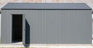 garage métal porte sectionnelle