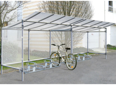 abris vélos en collectivités, pour une école par exemple