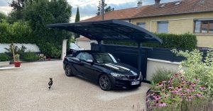 carport cintré en aluminium