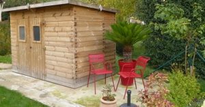 abri jardin bois thermotraité