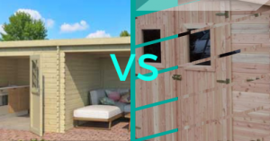 le match : petit abri de jardin bois ou poolhouse de piscine ?