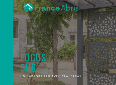 Focus sur… un carport alu avec claustras