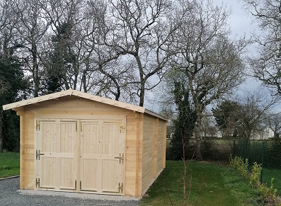 garage bois livré monté à domicile