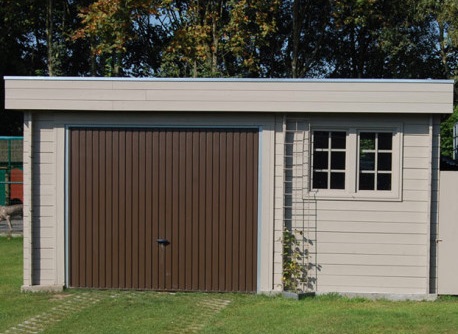 garage en bois luxe