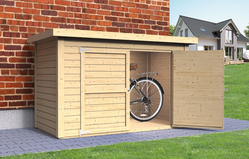 Abri vélo bois une solution idéale pour les deux roues