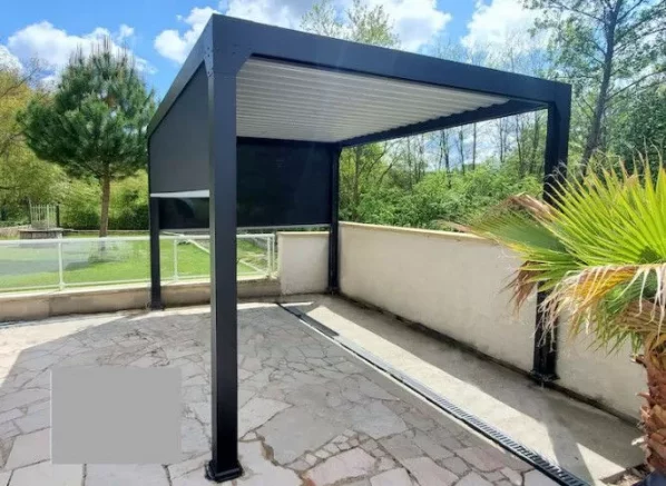 pergola bioclimatique en aluminium