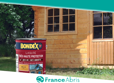 Le Bondex, la lasure pour protéger votre abri de jardin bois