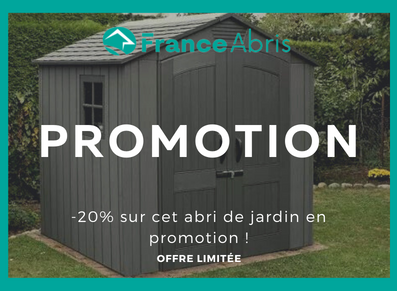 cabane de rangement promo pehd