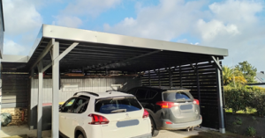 carport bois monopente personnalisée