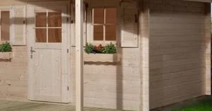 abri de jardin auvent