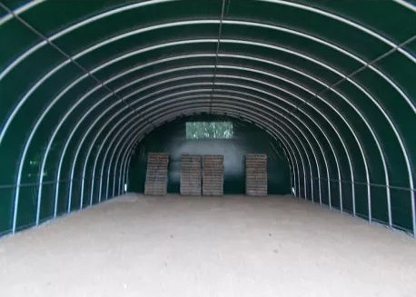 tunnel de stockage pignon 9 m