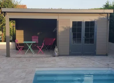 pool house en composite