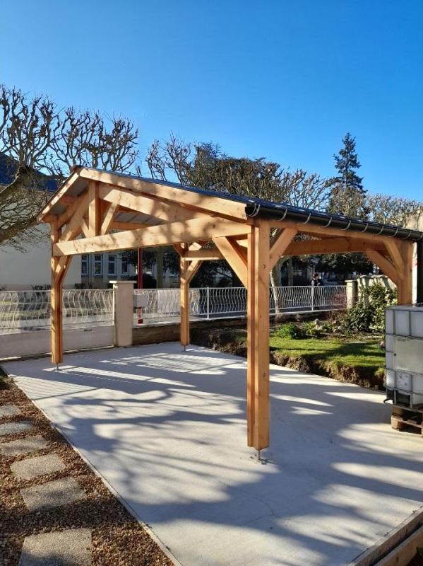 carport bois